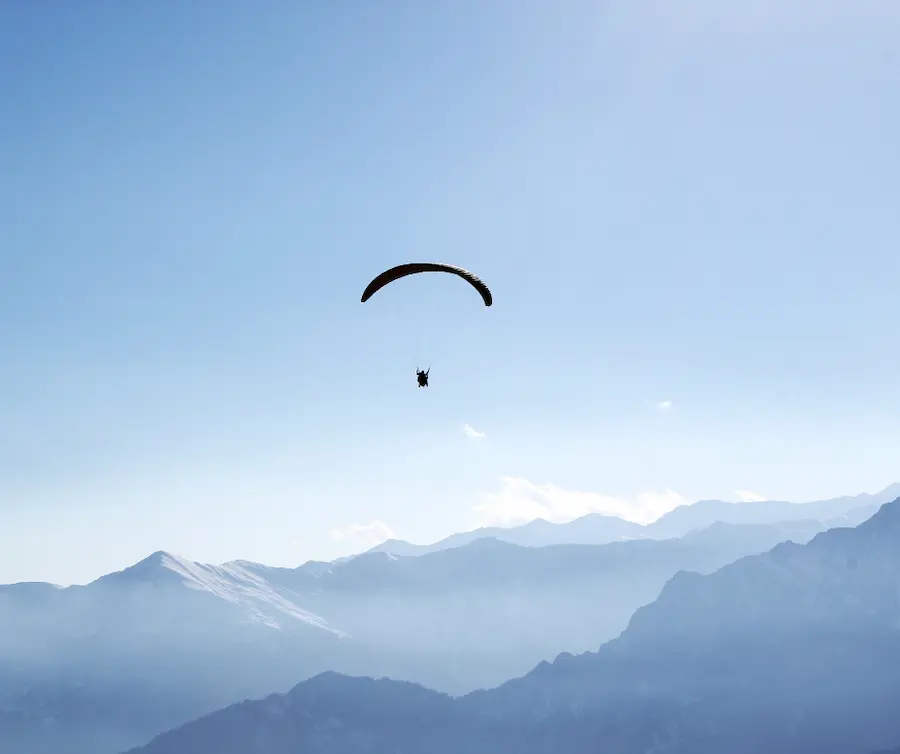 Paragliding over Khajjiar