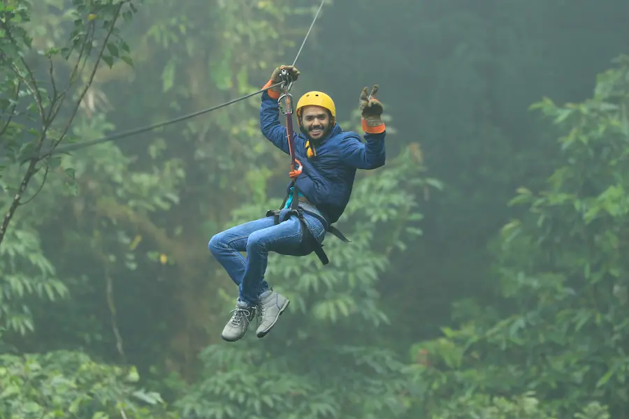 Zipline through the Canopy